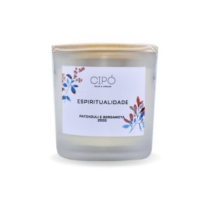 Vela Espiritualidade - Patchouli & Bergamota (200g)